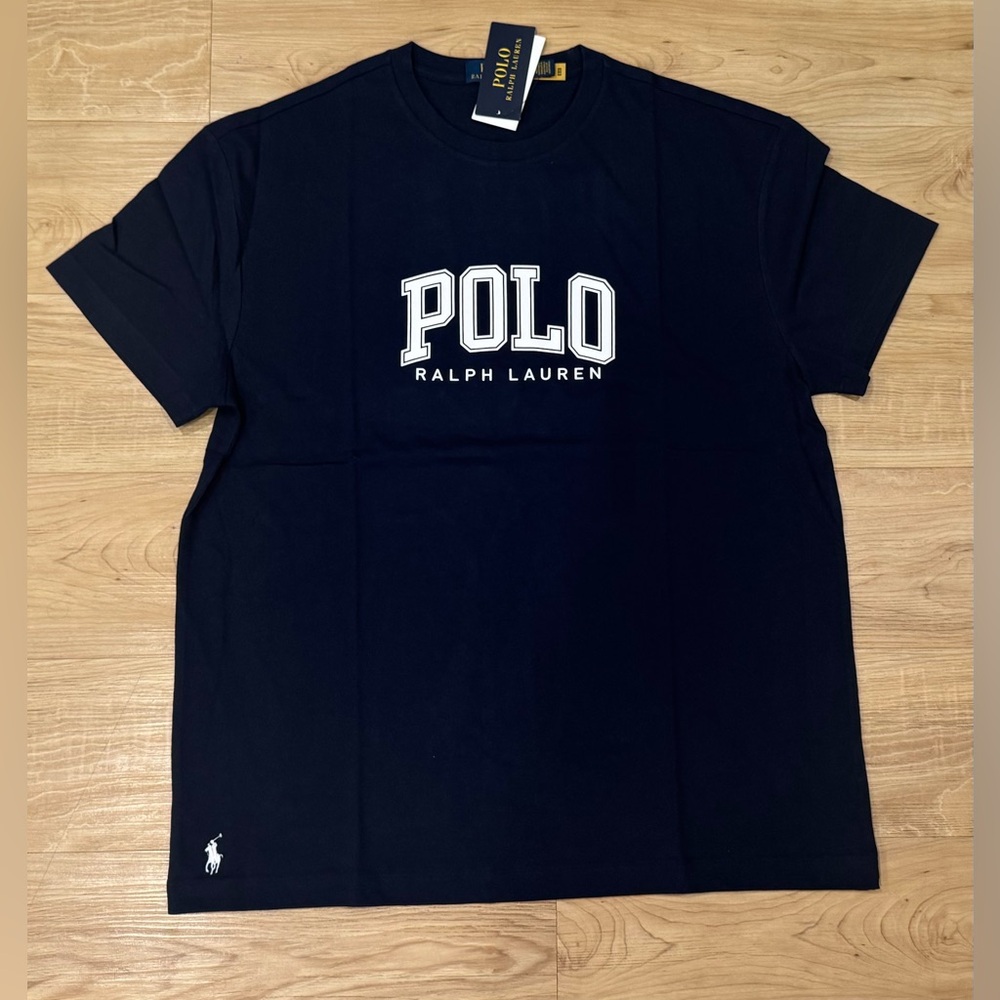 Polo Ralph Lauren Men's Classic Fit Graphic Print Logo Pony T-Shirt Blue M - XXL